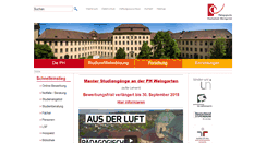 Desktop Screenshot of ph-weingarten.de
